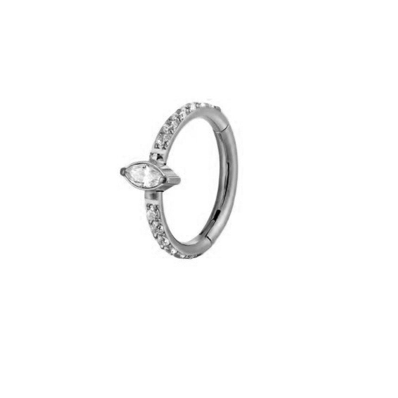 Clicker Jerusalen Titanio Plateado