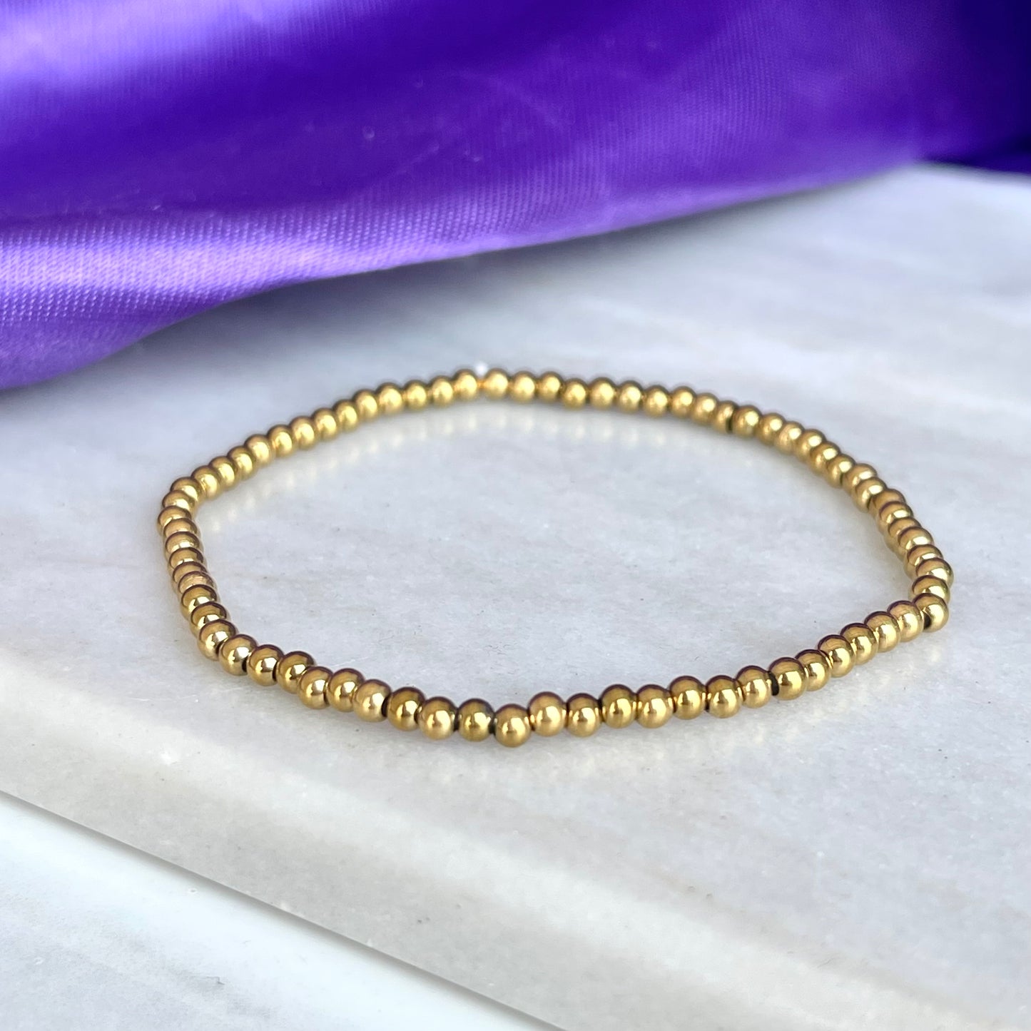 Pulsera Bolitas 3mm