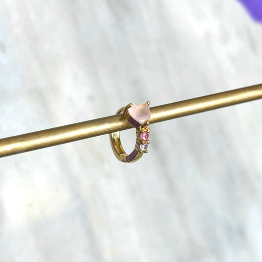 Hoop Valentine Rosa