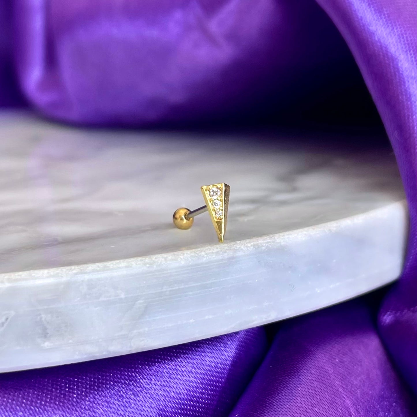 Triángulo Samurái Acero Inoxidable