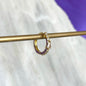 Hoop Brillos con Gota