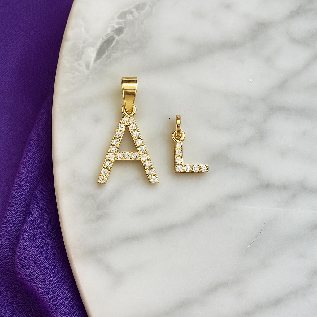 Dije Inicial "A" Med Oro 10k