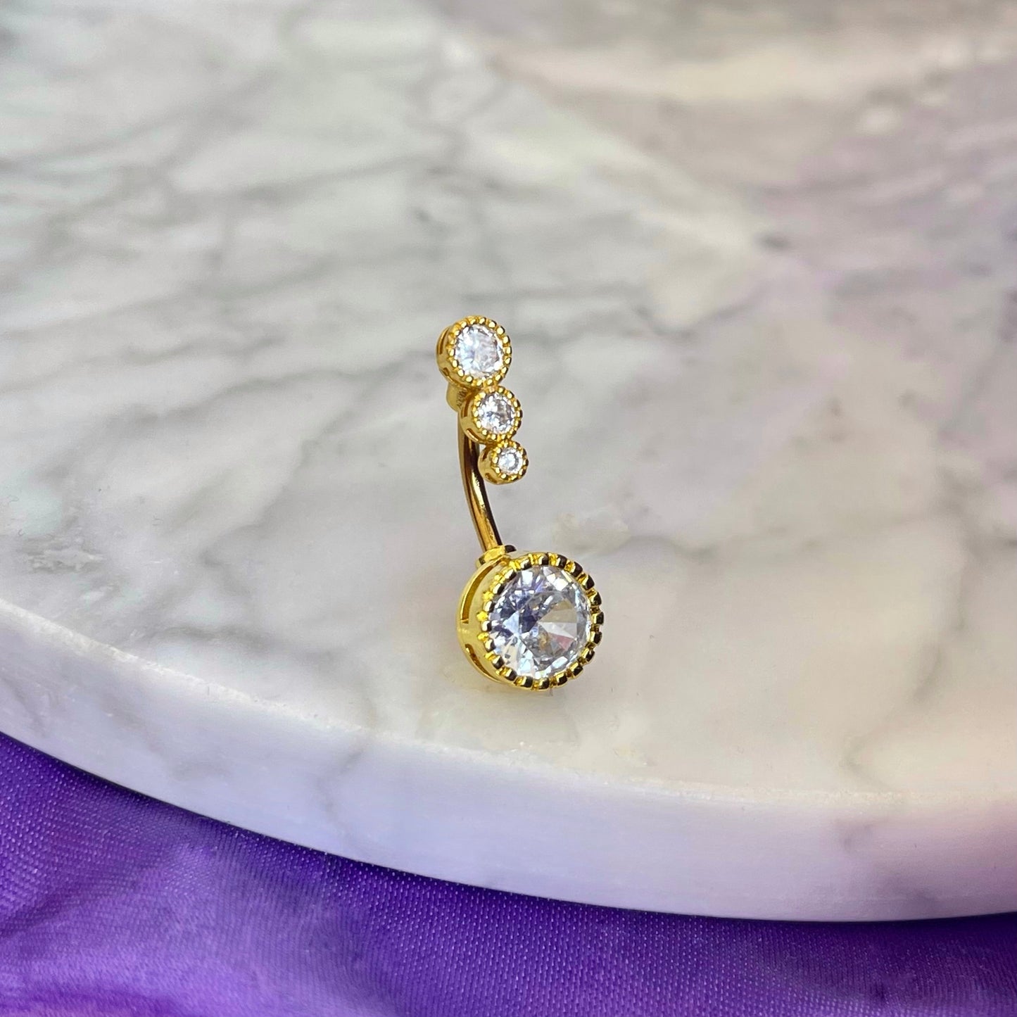 Ombligo Brillos Lluvia