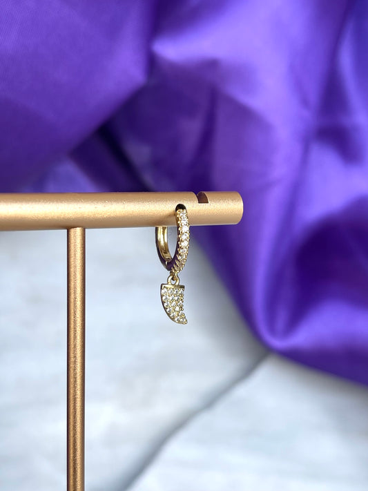 Hoop Colmillo Sparkly