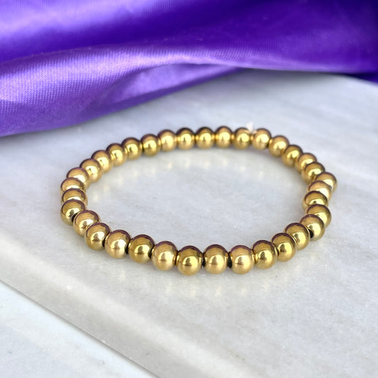 Pulsera Bolitas 6mm
