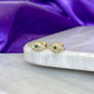 Broqueles Ojo Sparkly Verde
