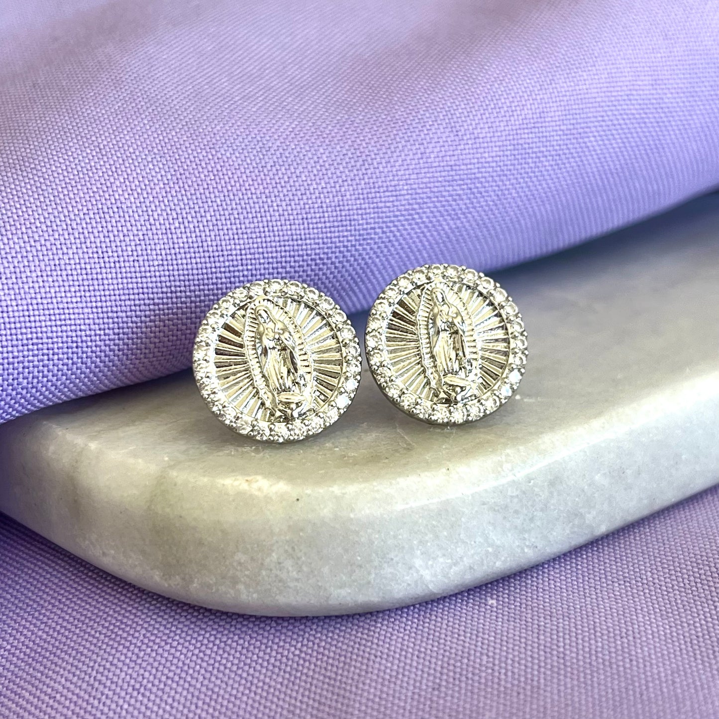 Broquel Medalla Virgen María