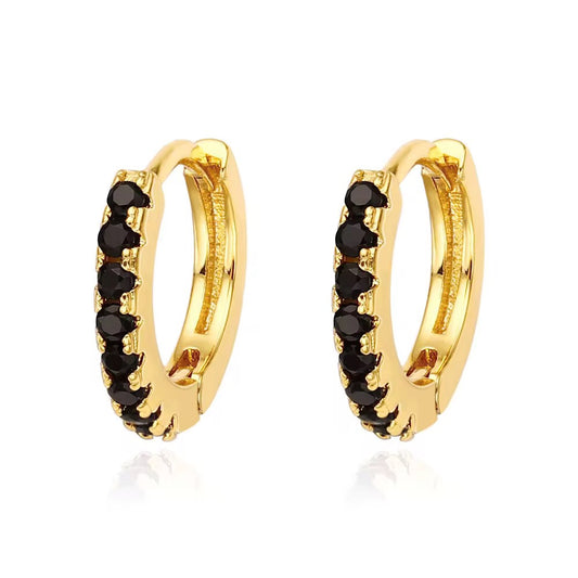 Hoop Brillos Negro