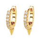 Hoop Brillos con Pico