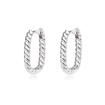 Hoop Rectangular Torcidita Chica