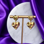 Broquel Double Valentine Gold Chapa de Oro 22k