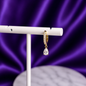 Hoop Cristal Chapa de Oro 22k