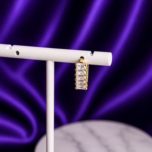 Hoop Milan Chapa de Oro 22k