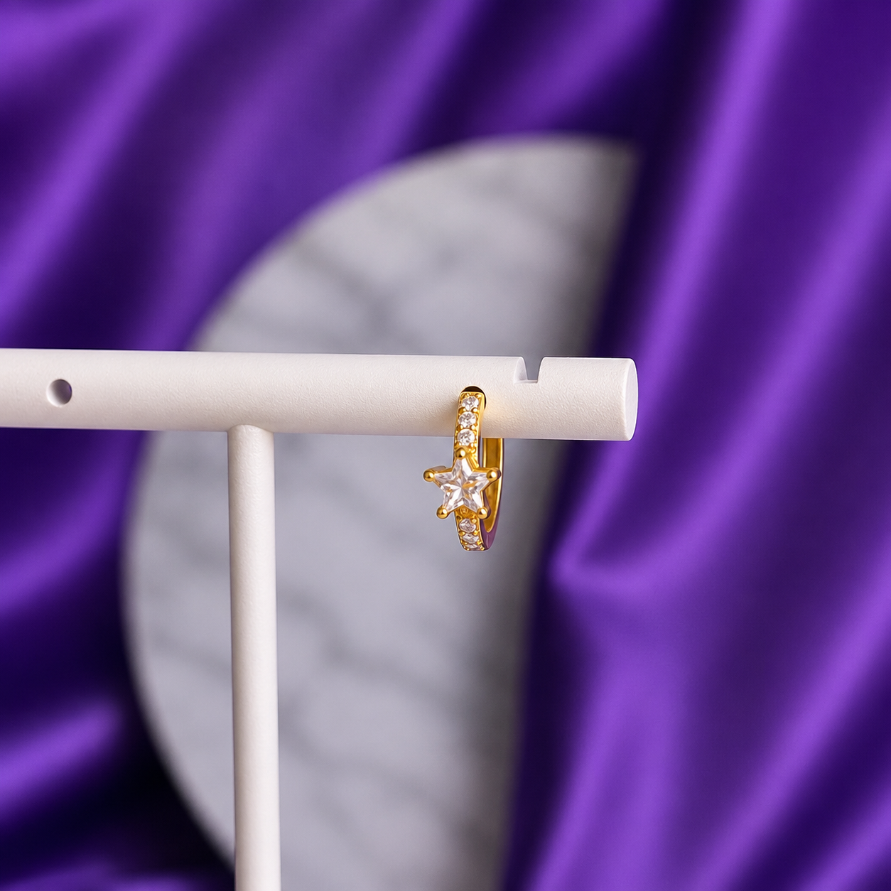 Hoop Astral Chapa de Oro 22k