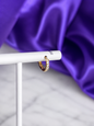 Hoop Básica Brillos 7mm Chapa de Oro 22k