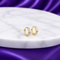 Hoops Basic Sparks Oro 10k