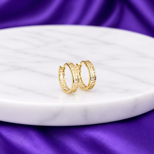 Hoops Grecia Oro 10k