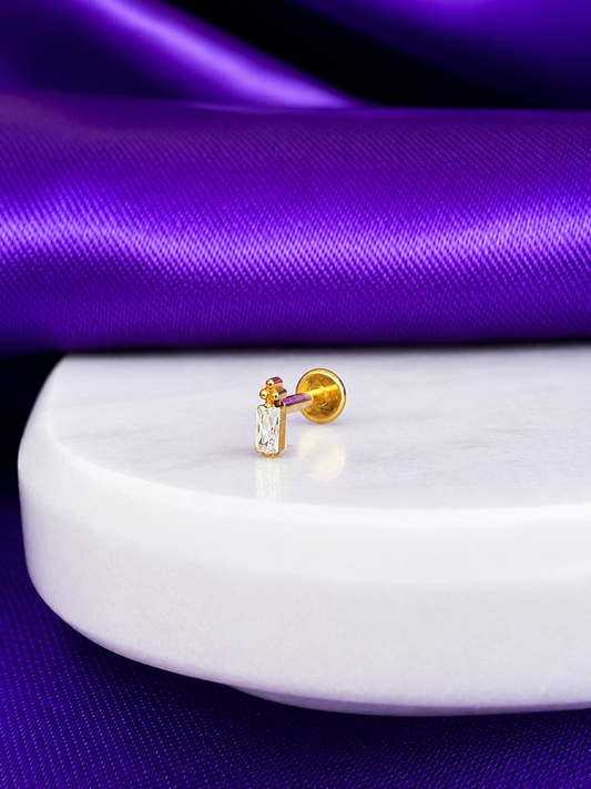 Rectángulo Mini Dorado Titanio Diseño
