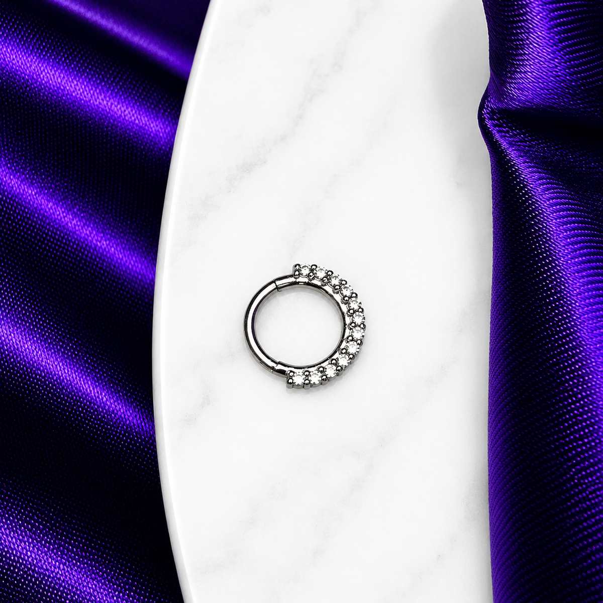 Clicker Circe Diseño Titanio Plateado