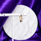 Hoop Tres brillos Chapa de Oro 22k