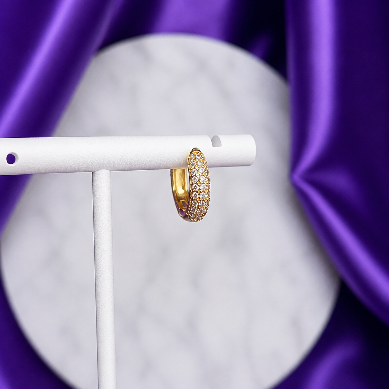Hoop Golden Chapa de Oro 22k