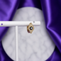 Hoop El Ojo Chapa de Oro 22k