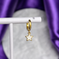 Hoop Sheriff Blanco Chapa de Oro 22k