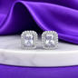 Broquel Diamantes Chapa de Rodio 22k
