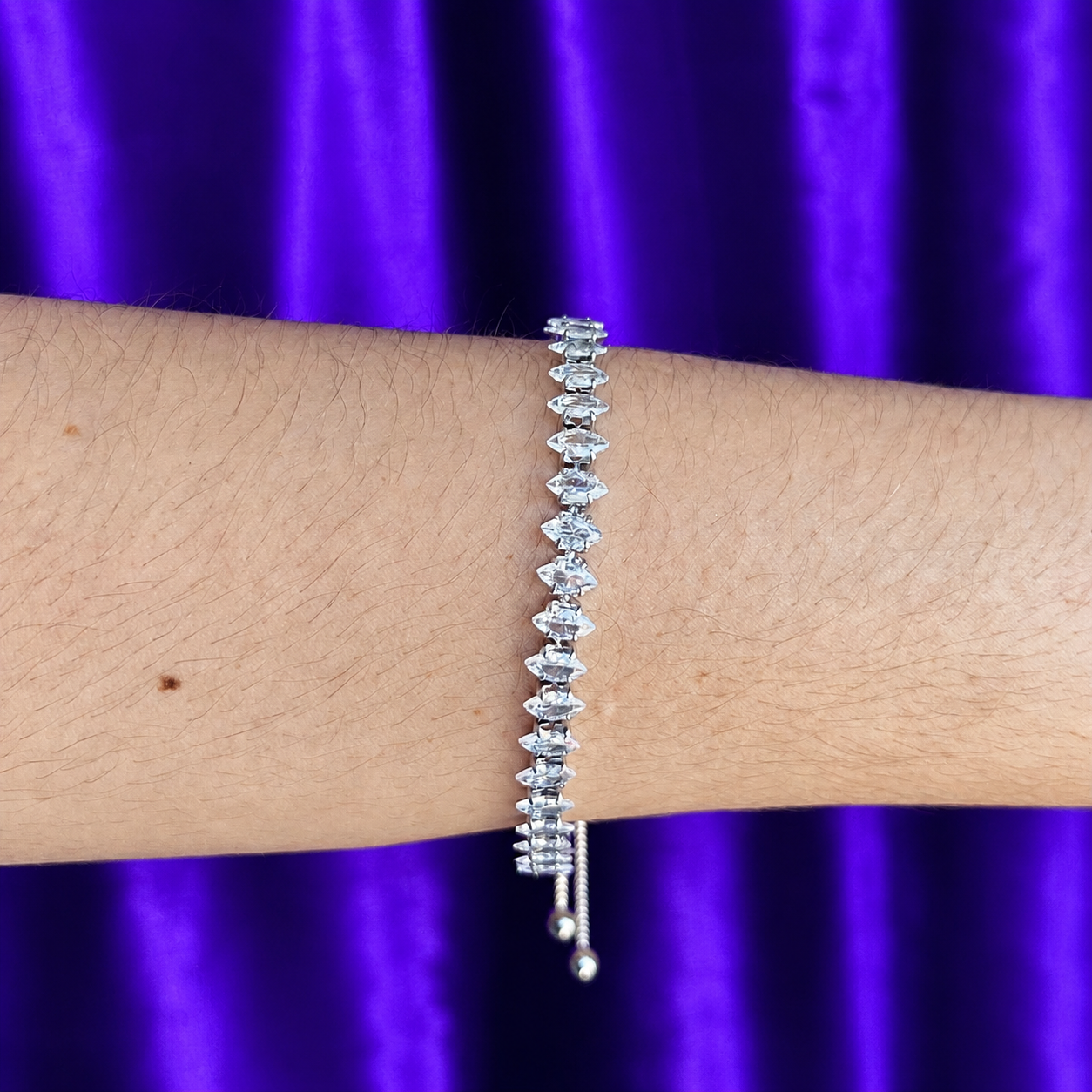 Serena Tennis Bracelet Acero Inoxidable