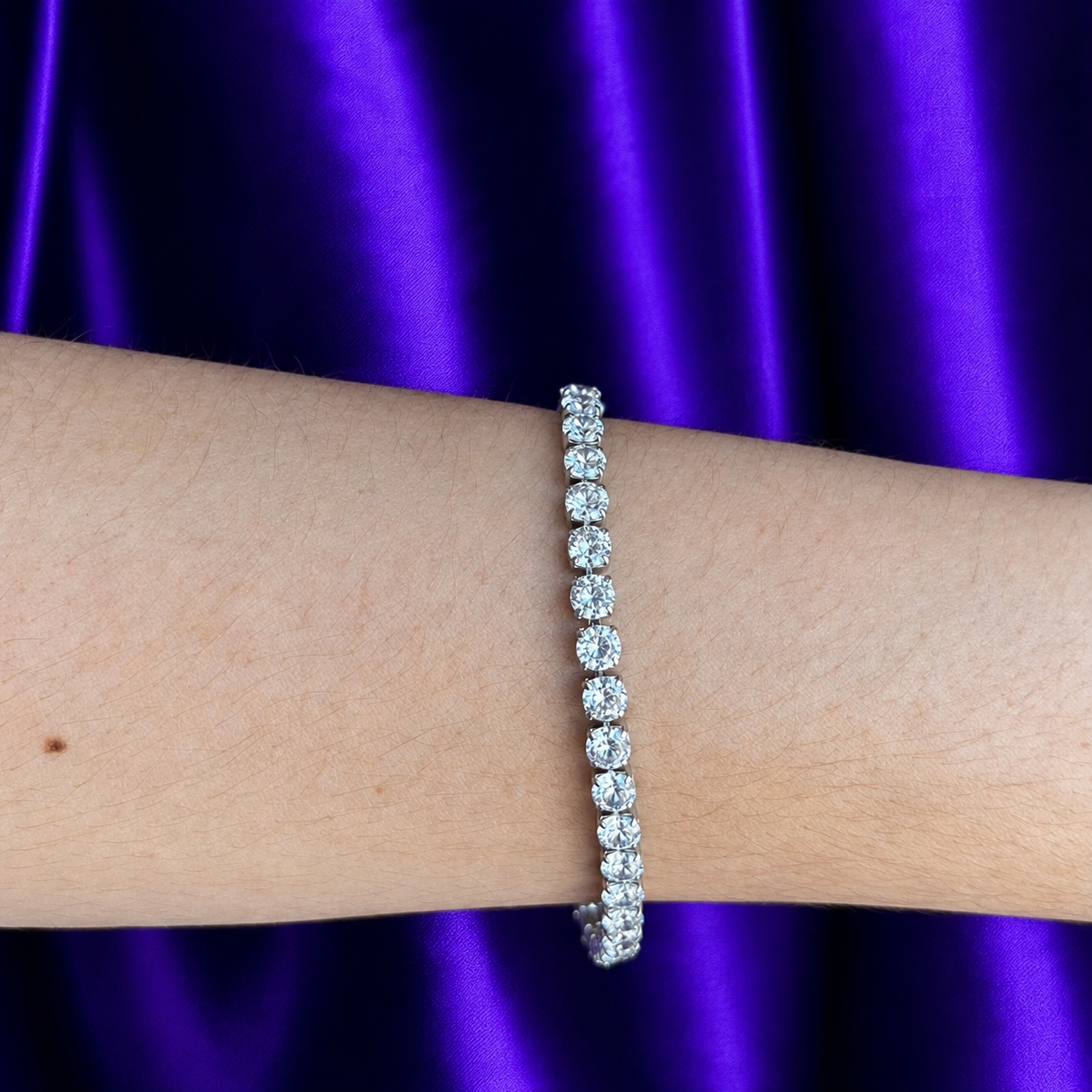 Martina Tennis Bracelet Acero Inoxidable