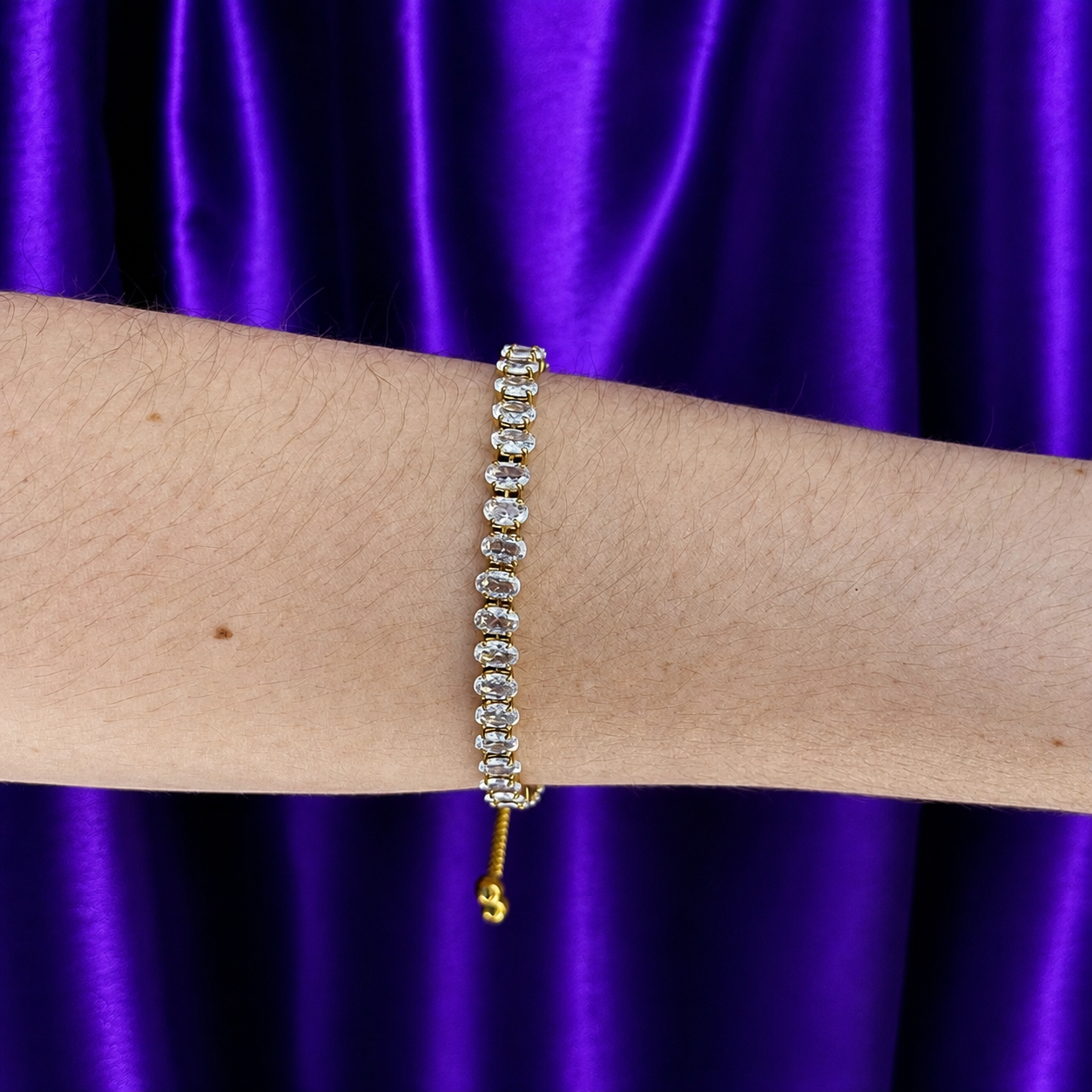 Naomi Tennis Bracelet Acero Inoxidable
