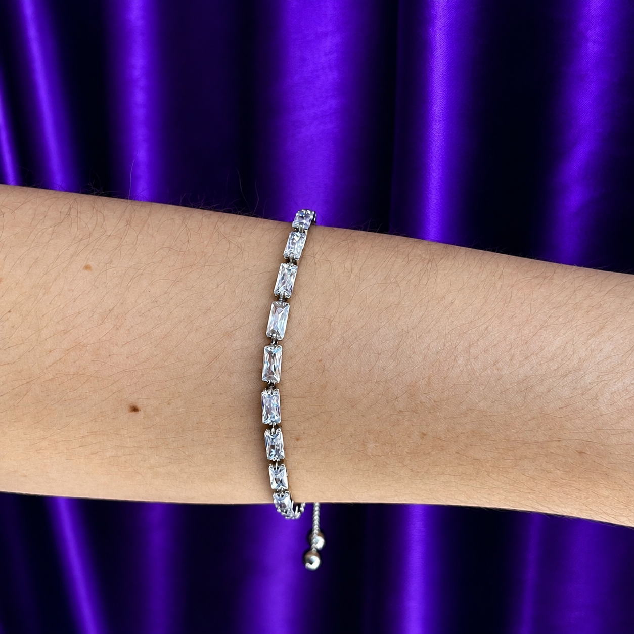 Margaret Tennis Bracelet Acero Inoxidable