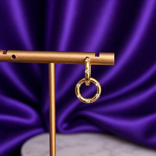 Hoop Orbita Chapa de Oro 22k