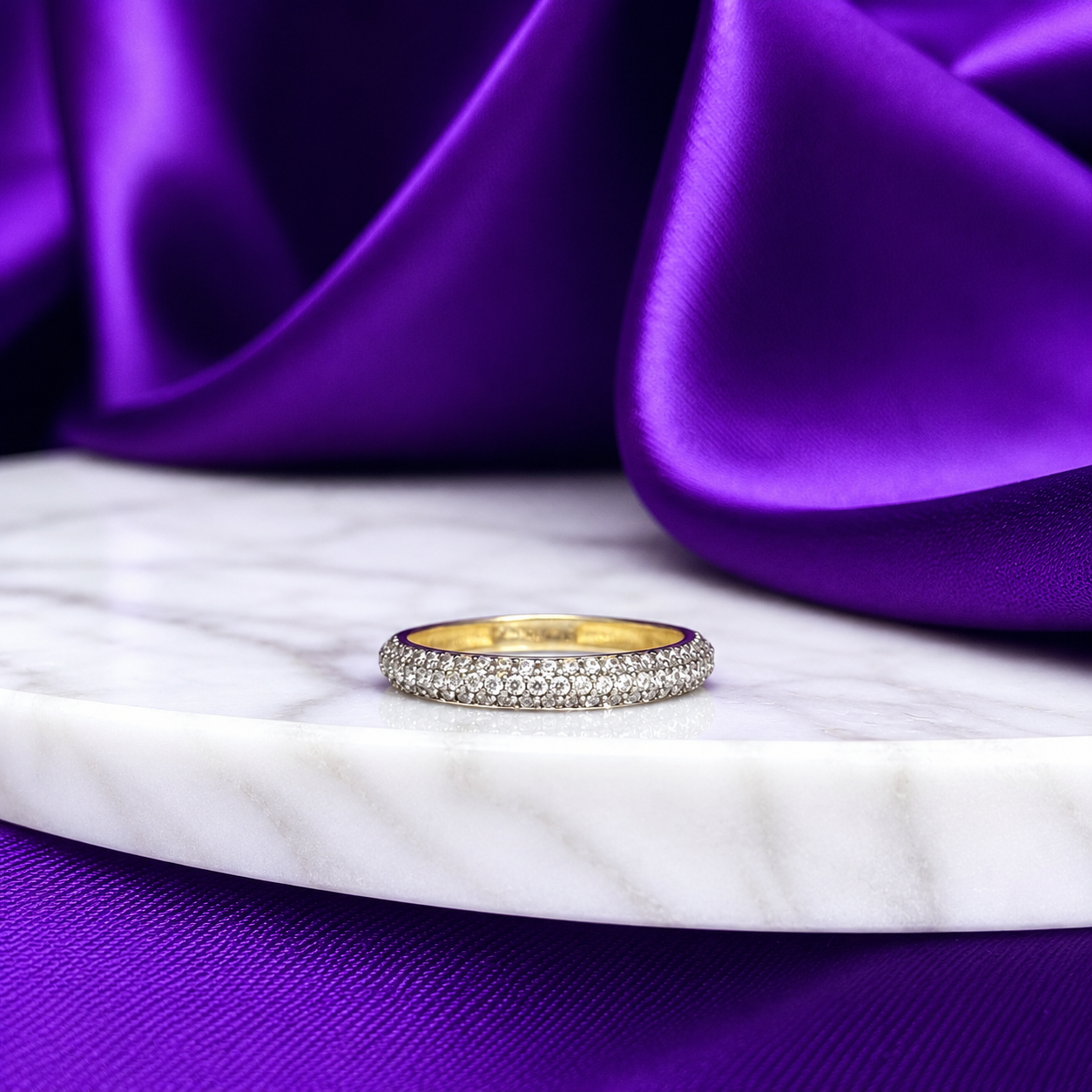Anillo Brillo Fancy Oro 10k