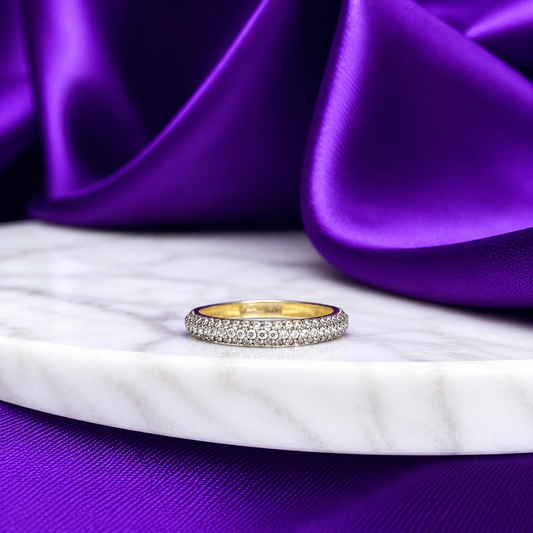 Anillo Brillo Fancy Oro 10k