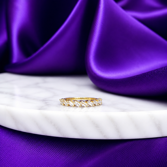 Anillo Rectángulos Oro 10k