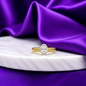 Anillo Gran Brillo Oro 10k