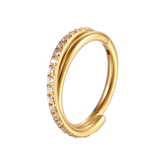 Clicker Roma Titanio Diseño Dorado