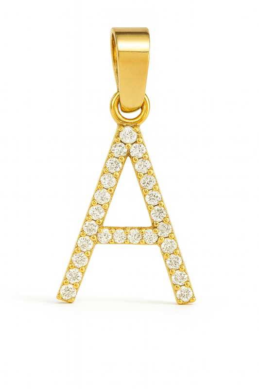 Dije Inicial "A" Med Oro 10k